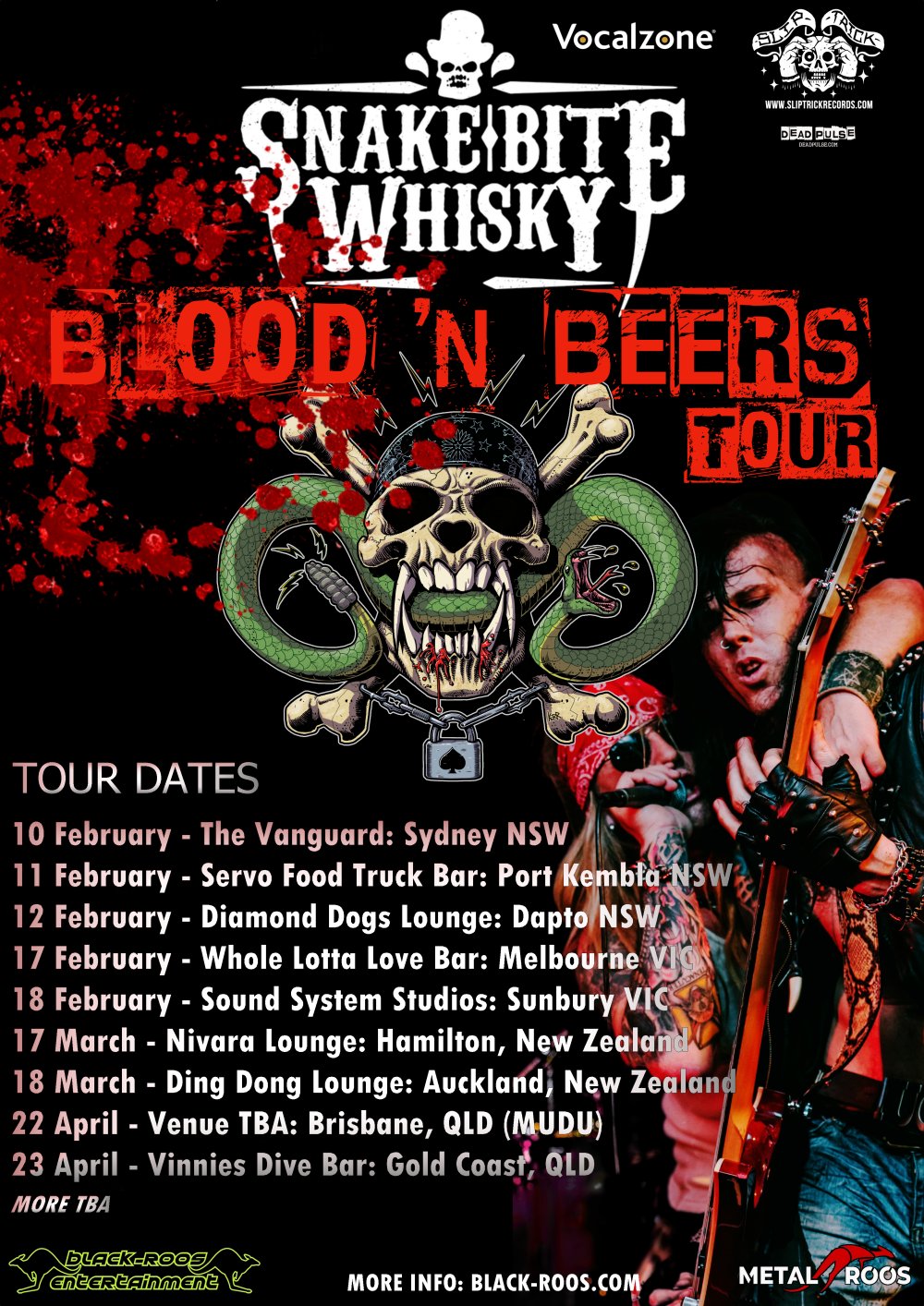Snake Bite Whisky - Blood 'N Beers Tour